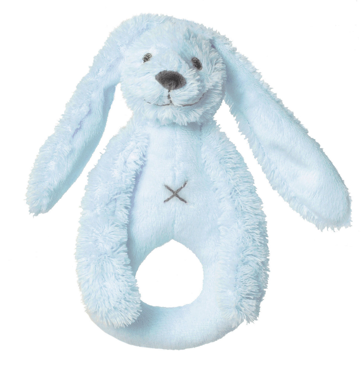 blue horse baby rattle