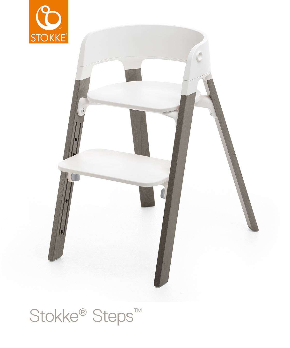 Order the Stokke® Steps™ Chair - Beech Wood/White online | Baby Plus