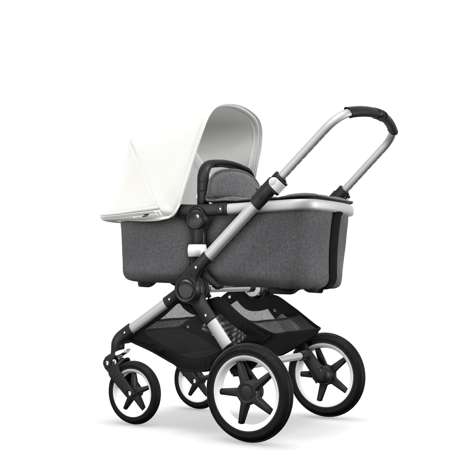Order the Bugaboo Fox Complete - Alu/Grey Melange online | Baby Plus