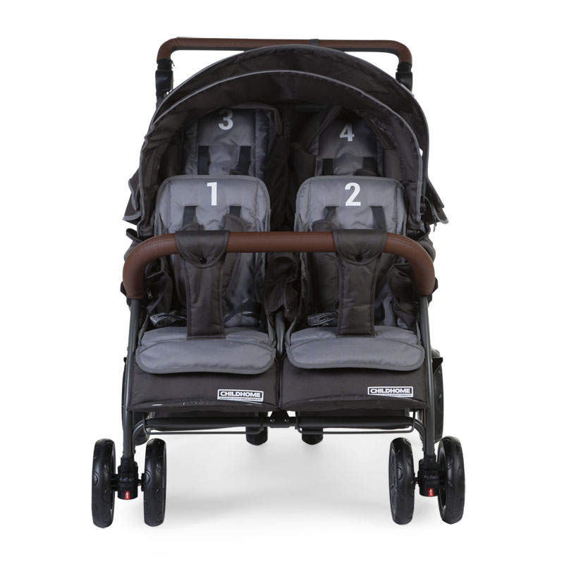 CHILDHOME Poussette quadruple 4 places Childwheels Two by Two 4