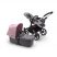 Bugaboo Donkey3 Mono Stroller - Alu/Grey Melange Soft Pink