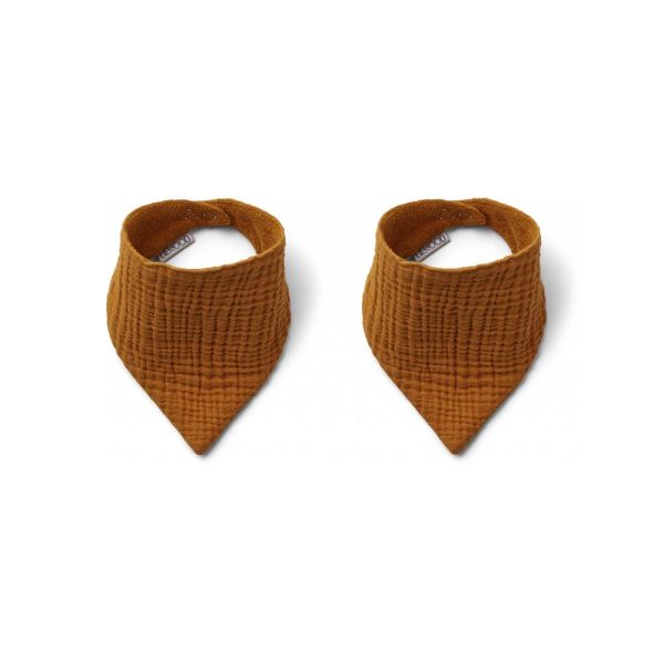 Liewood Andrea Bib 2-Pack Mustard