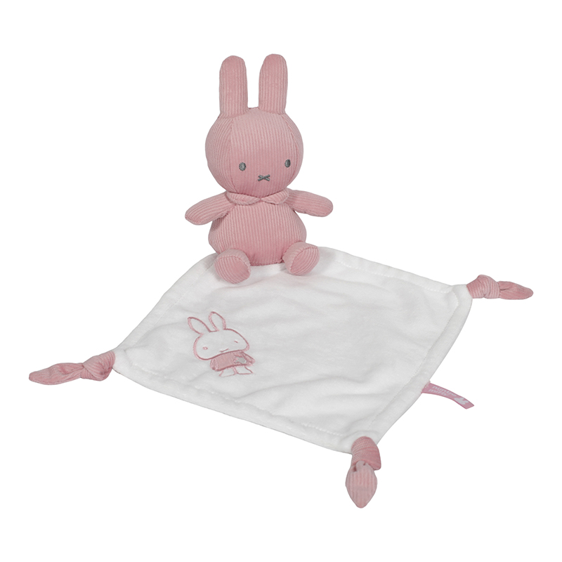 Miffy Cuddle Cloth Pink Baby Rib