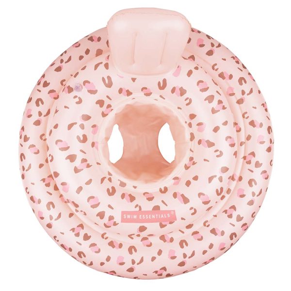 Swim Essentials Baby Zwemzitje Old Pink Leopard