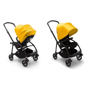 Bugaboo Bee6 Stroller - Black Black Yellow