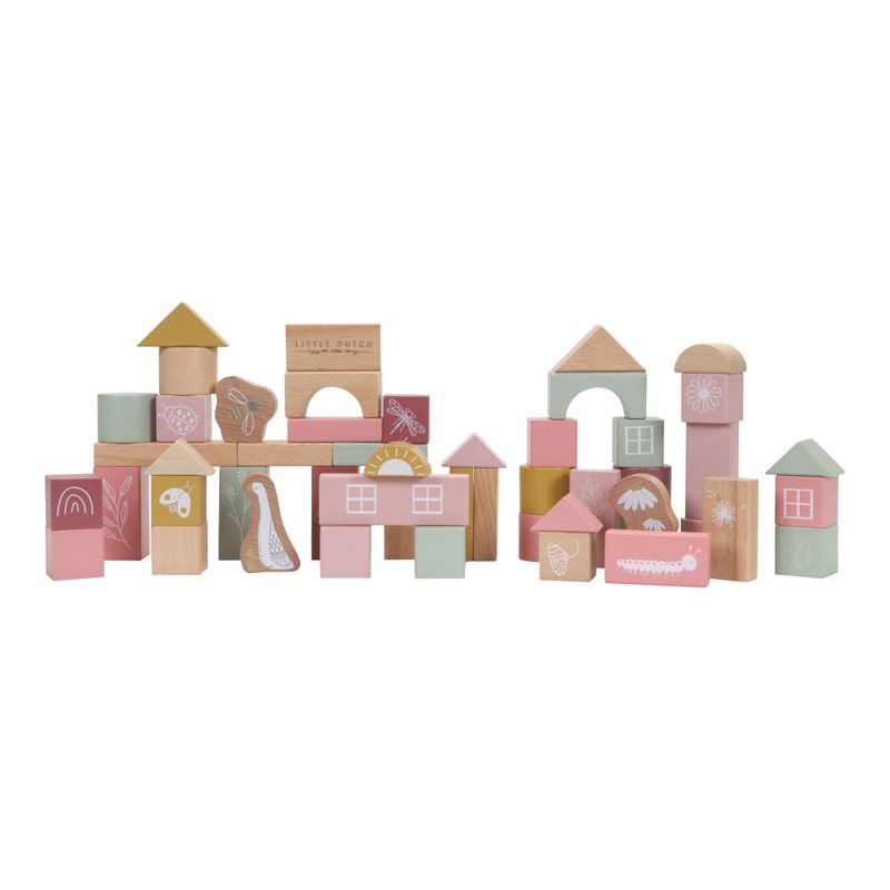 Order the Little Dutch Wooden Blocks In Box online - Baby Plus
