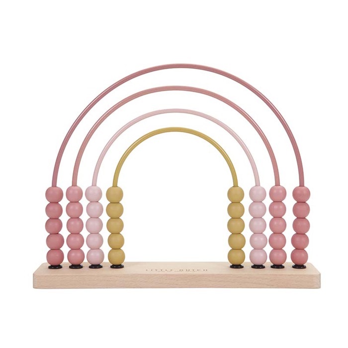 Little Dutch Rainbow Abacus Pink 