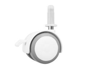 Bopita Boxwieltjes 40mm Met Rubber Wit