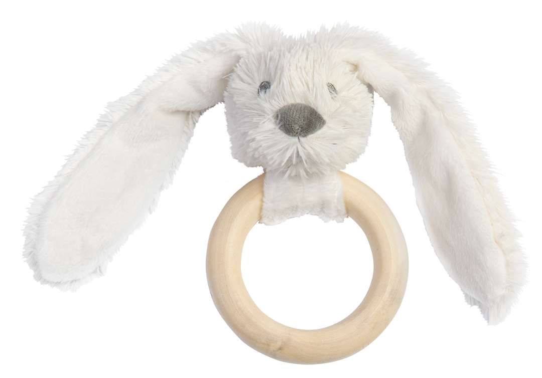 Happy Horse Rabbit Richie Wooden Teething Ring