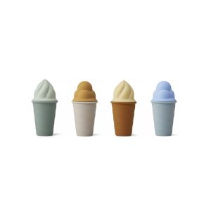 Bay Ice Cream Toy 4-pack Sky Blue Multimix