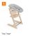 Tripp Trapp® chair Natural, with Newborn Set.