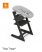 Tripp Trapp® chair Black, with Newborn Set.