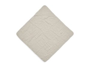 Jollein Badcape 75x75 Wrinkled Cotton Nougat
