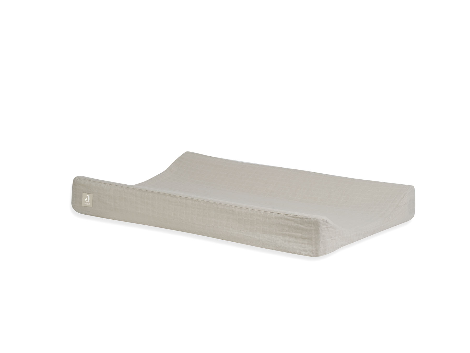 beige changing pad cover