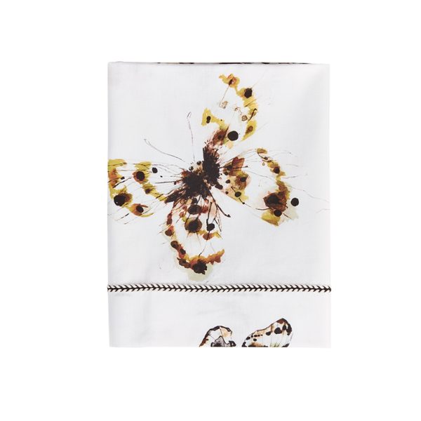 Mies & Co Crib Sheet 110 x 140 Fika Butterfly
