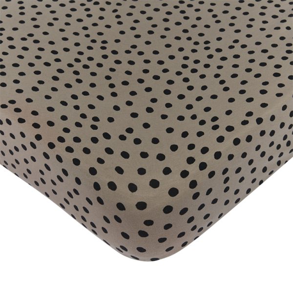 Mies & Co Fitted Sheet Crib 60x120 Bold Dots