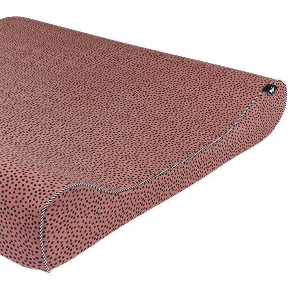 Mies & Co Changing Mat Cover Cozy Dots Redwood