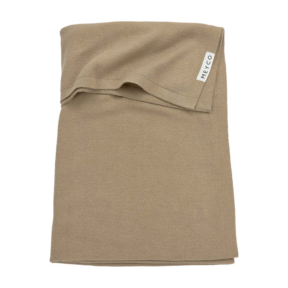 droefheid overdrijven Arrangement Order the Meyco Crib Blanket Knit Basic - 75x100 cm. online - Baby Plus