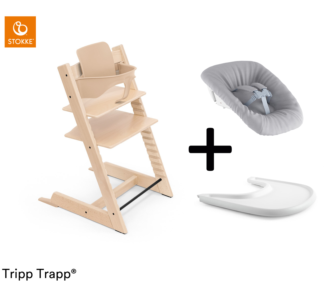 Stokke® Tripp Trapp® Complete + Newborn Set™ + Tray