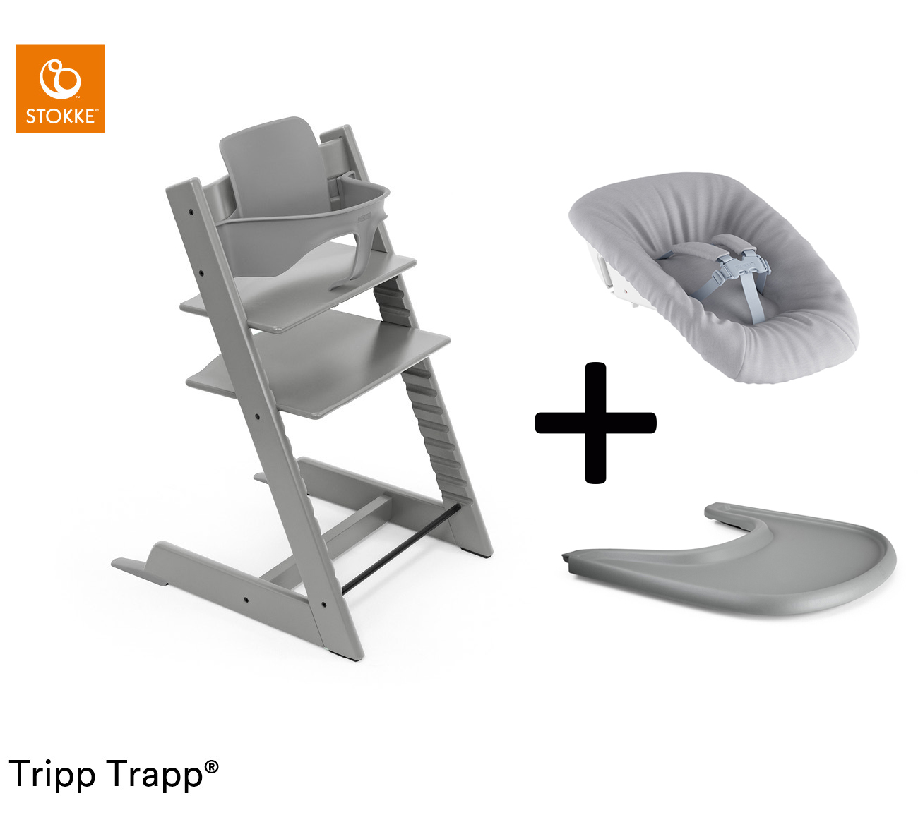 Stokke® Tripp Trapp® Complete + Newborn Set™ + Tray