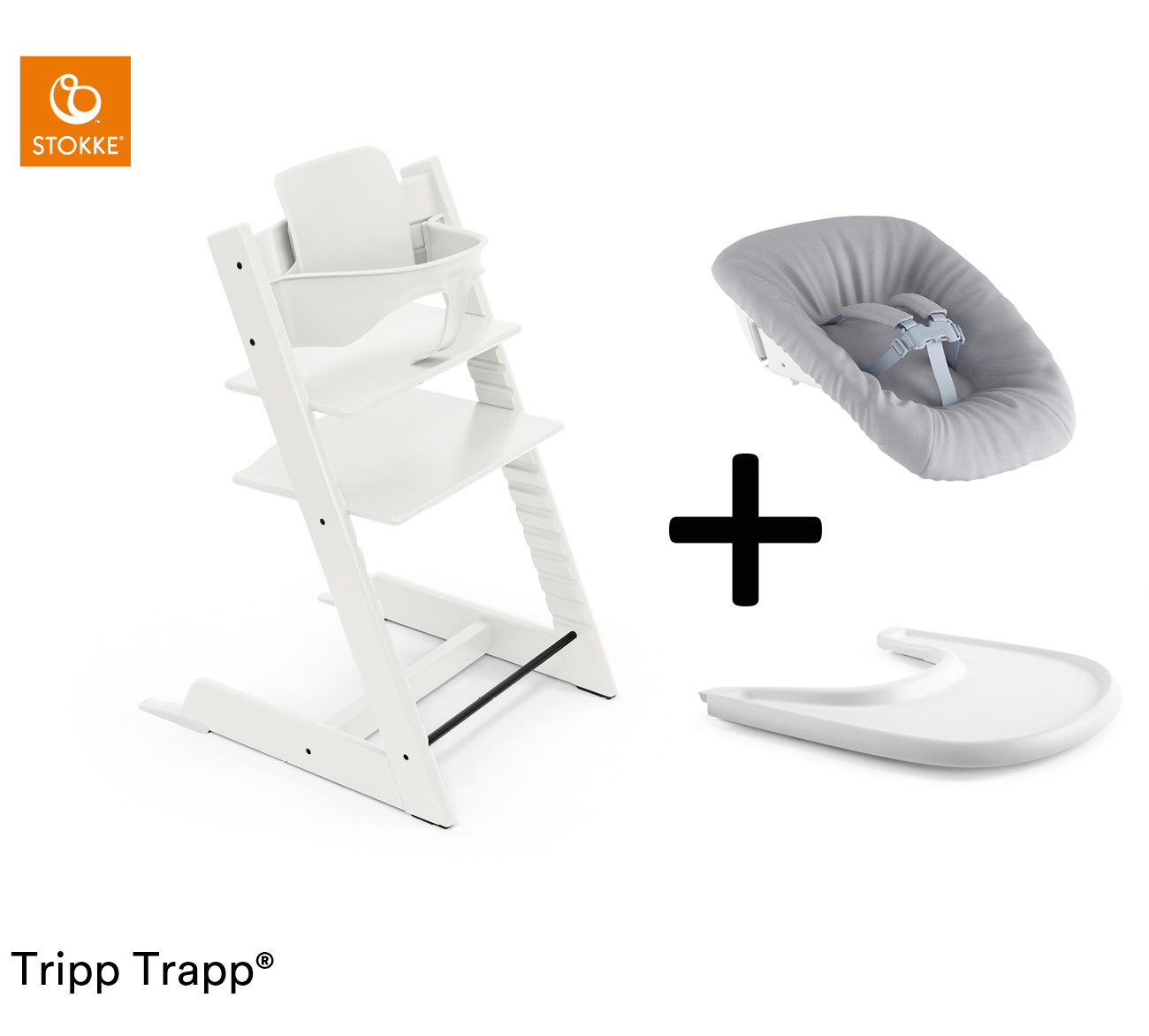 Stokke® Tripp Trapp® Complete + Newborn Set™ + Tray