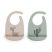 Done by Deer Silicone Bib 2-Pack Lalee Sand