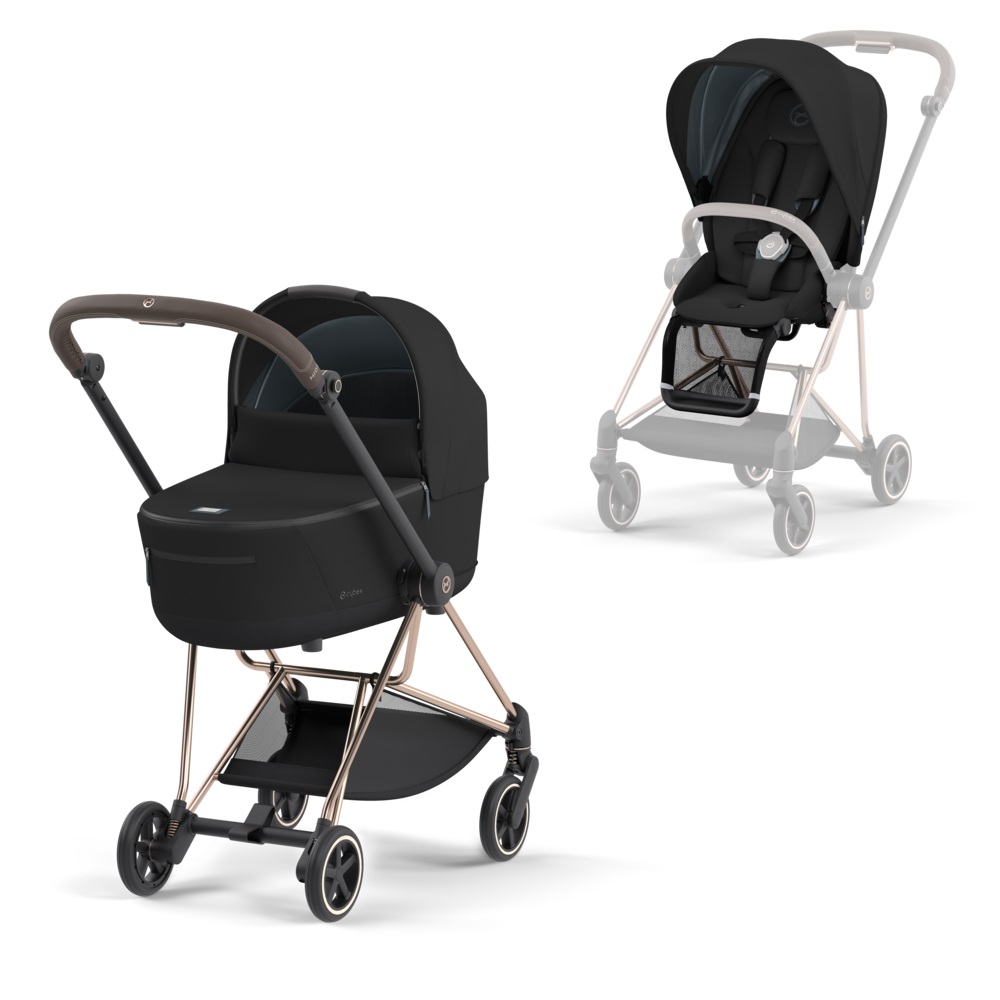 Cybex Mios Set Pack Mid Grey Seat for Pram Pushchair Stroller Baby Children 