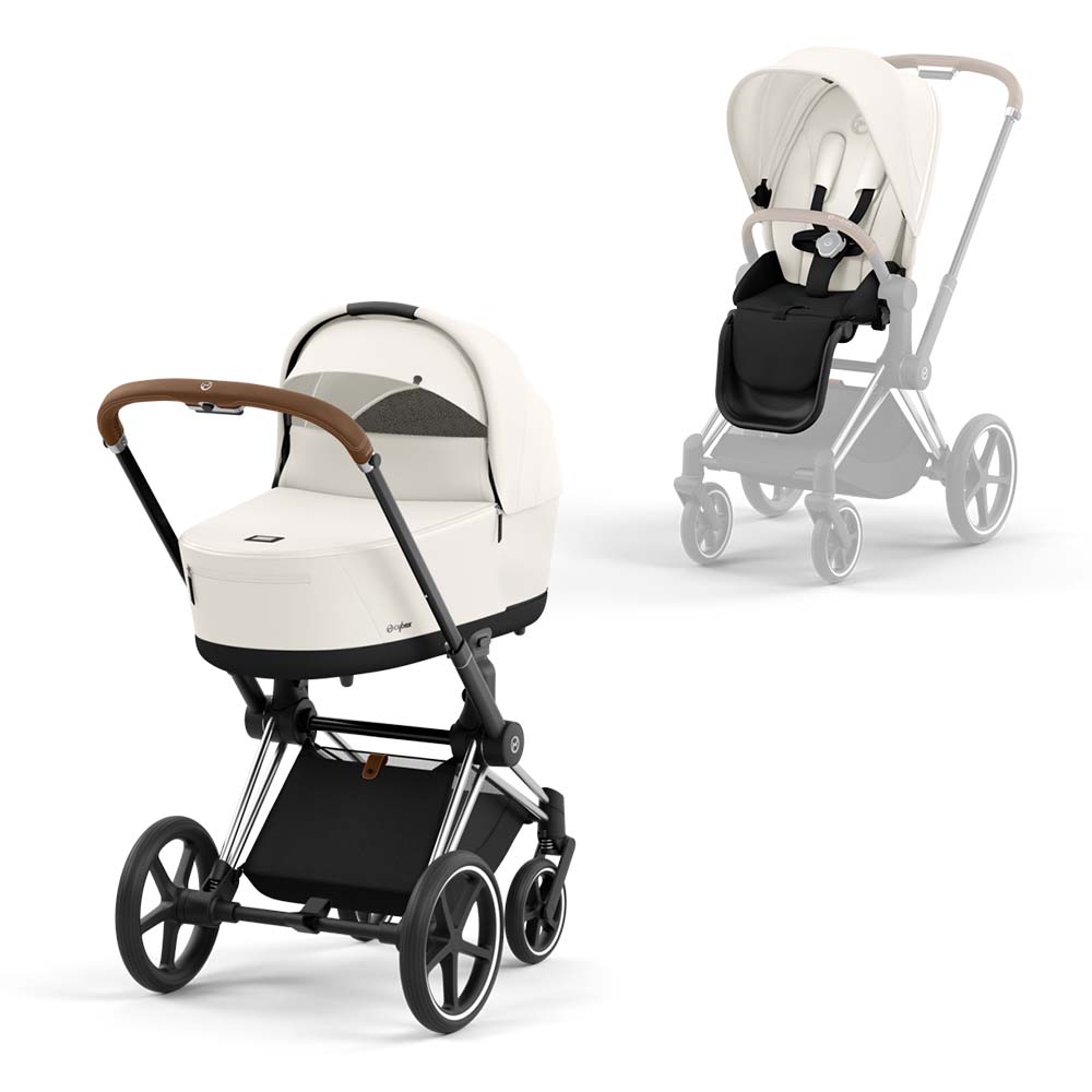  Cybex Priam 3 Complete Stroller, One-Hand Compact Fold