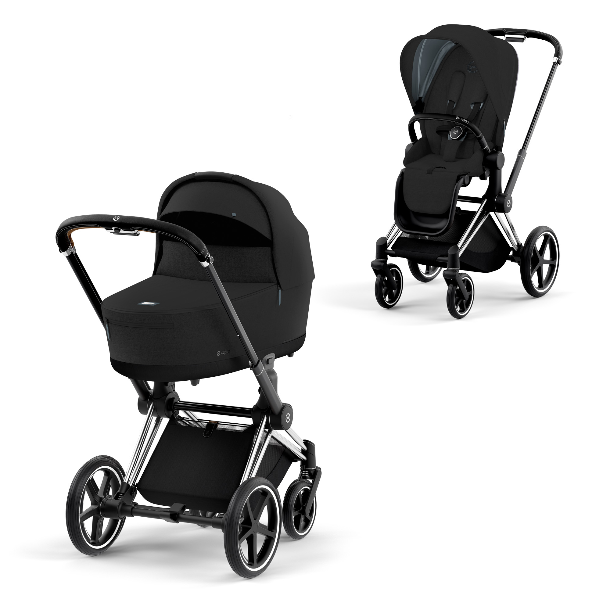 ontsnappen Een effectief Tentakel Order the Cybex Priam 4 Stroller Complete Plus - Chrome Black Frame online  - Baby Plus