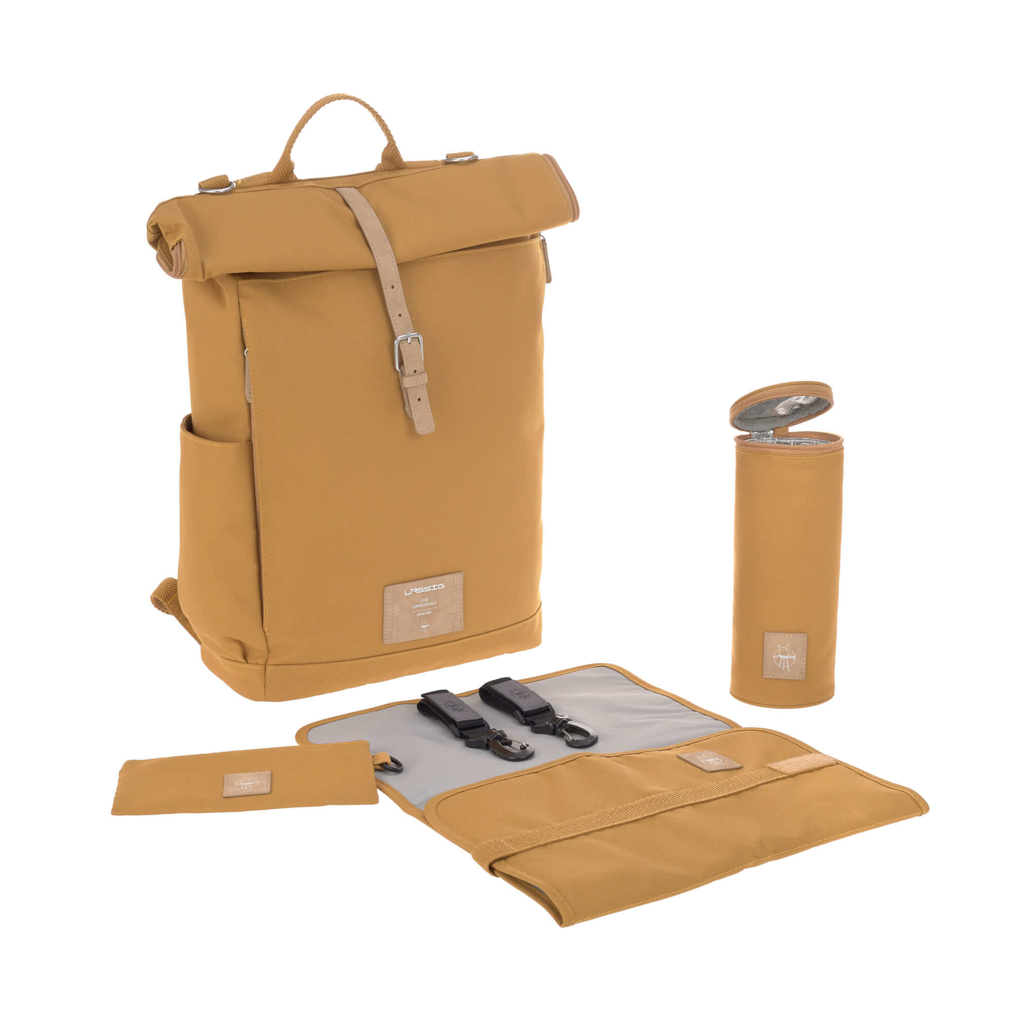 Order the Lässig Rolltop Diaper Backpack online - Baby Plus