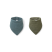 Liewood Andrea Bib 2-Pack Whale blue Faune Green Mix