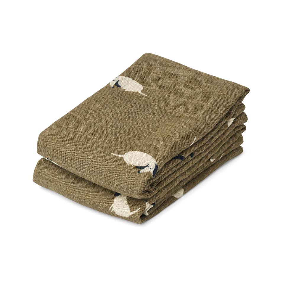 Liewood Lewis Muslin Cloth 2-Pack - 70x70 cm. Liewood Lewis Muslin Cloth 2-Pack - 70x70 cm.