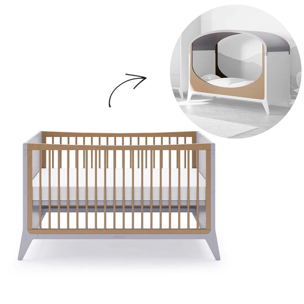 SnüzFino Cot Bed + Toddler Kit - 70x140 cm.
