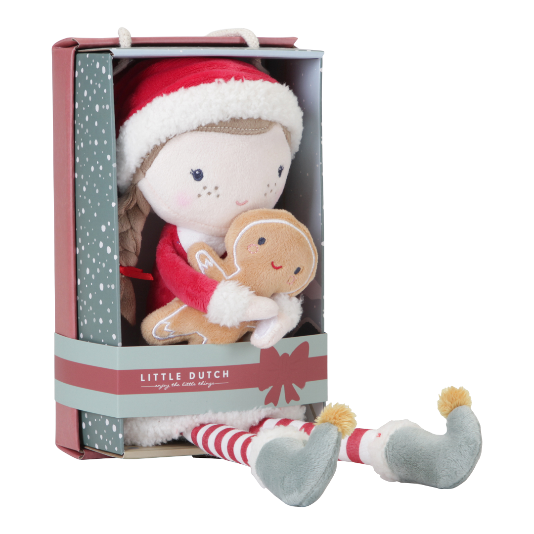 Order the Little Dutch Cuddle Doll Christmas Rosa – 35 cm. online - Baby  Plus