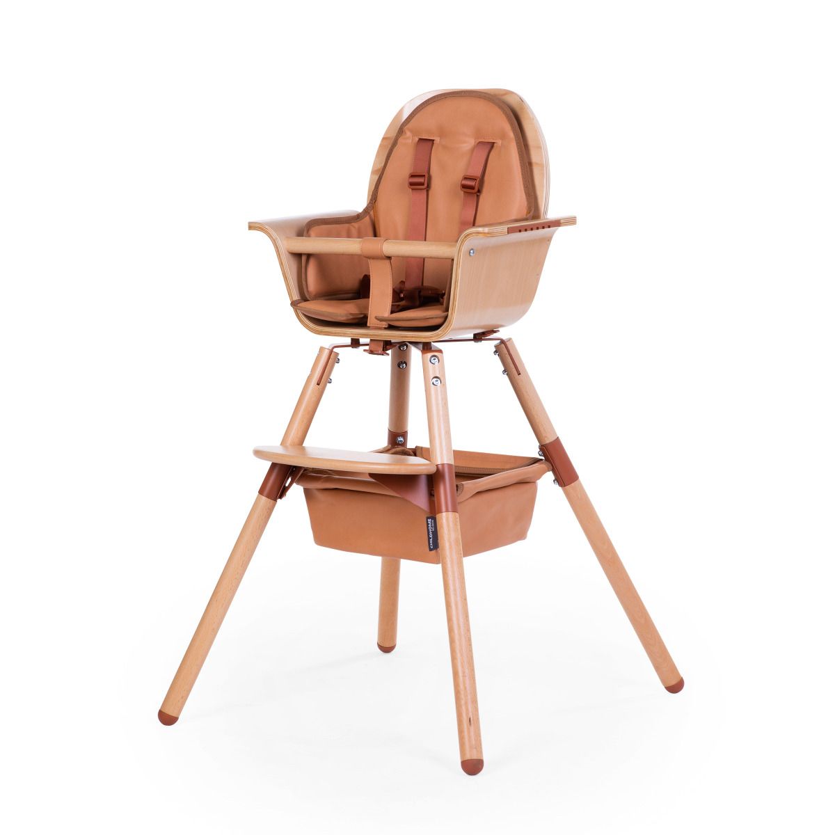 Zdjęcia - Krzesełko do karmienia Childhome Evolu Basket Leather Look Nude 