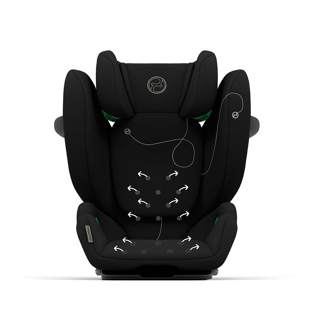 Cybex Solution G i-Fix Plus Car Seat - Moon Black