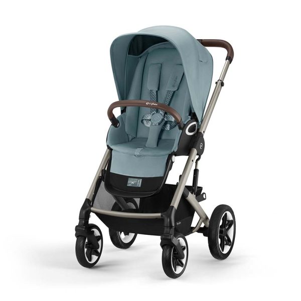 Cybex Talos S Lux Taupe Frame - Sky Blue