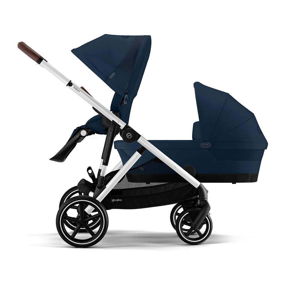 Order the Cybex Gazelle S Duo Stroller - Silver Frame online - Baby Plus