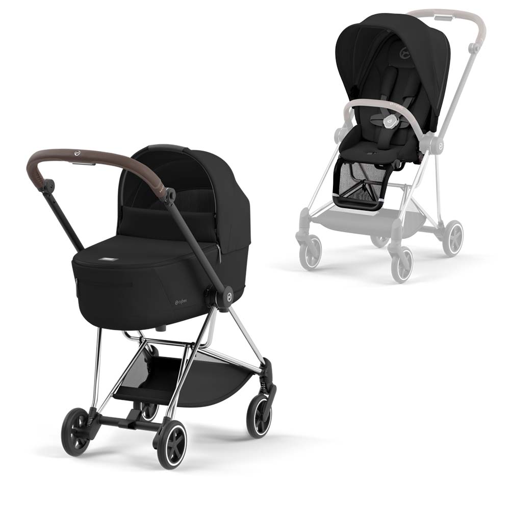 Order the Cybex Mios 4 Stroller Complete - Chrome Brown Frame