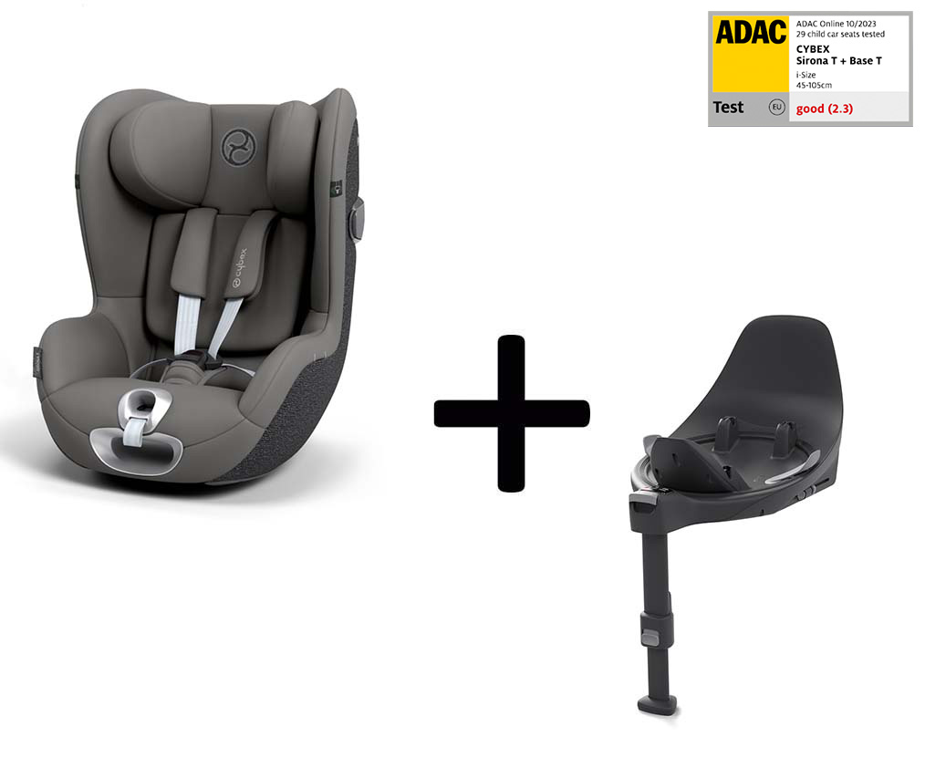 Cybex grey Sirona T-PLUS i-Size Rotating Car Seat
