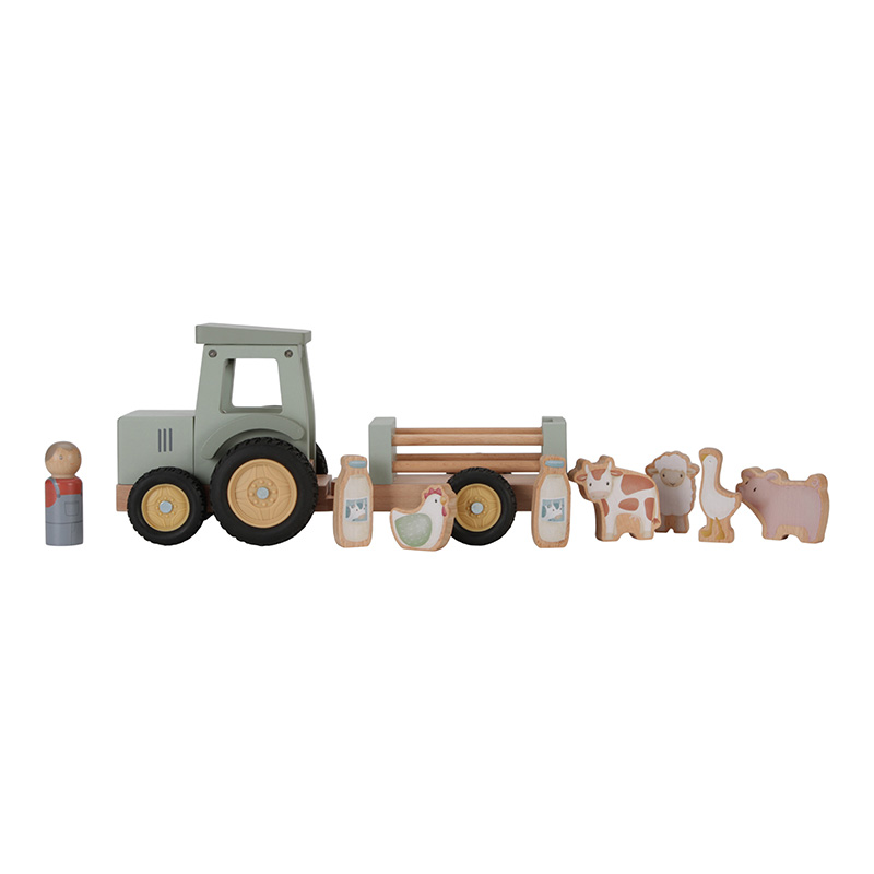 Order the Little Dutch Tractor With Trailer Little Farm FSC online