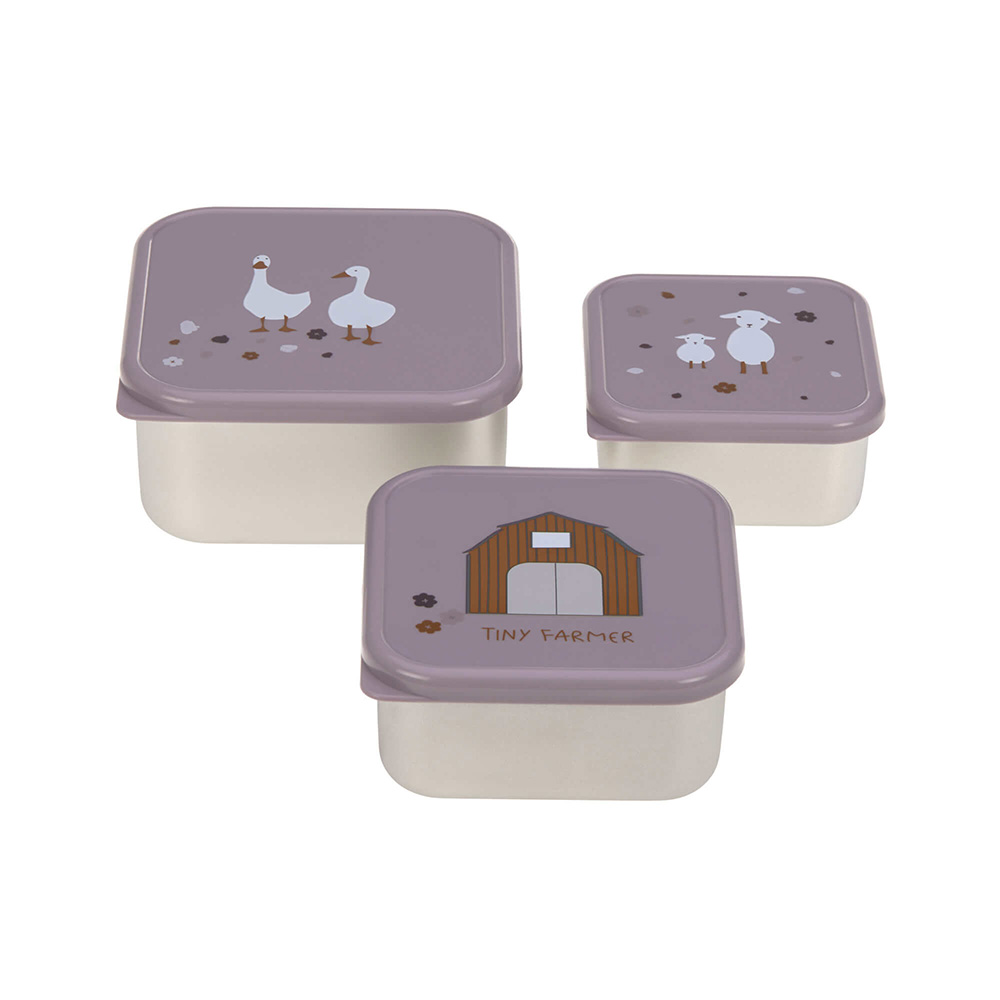 https://babyplus.store/wp-content/uploads/sites/2/2023/12/Lassig-Snackbox-Stainless-Steel-3-Pcs-Tiny-Farmer-Lilac-3.jpg