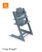 Tripp Trapp® chair Fjord Blue with Baby Set.